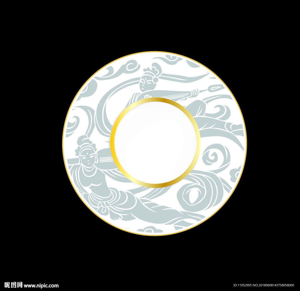 敦煌 飞天文化 展示盘