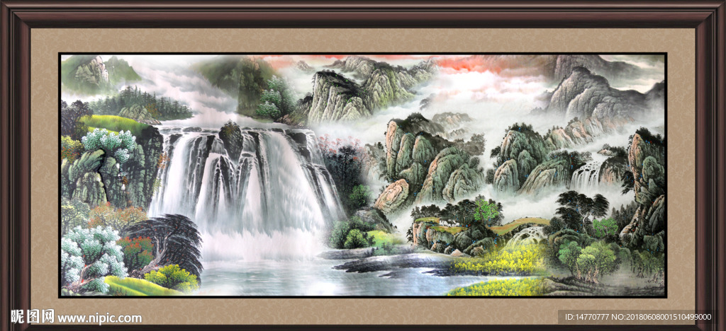 山水国画