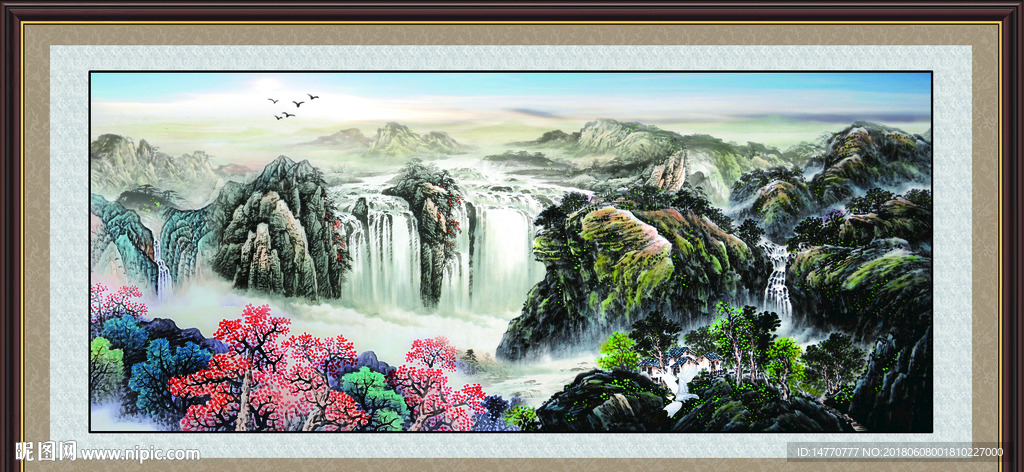 山水国画