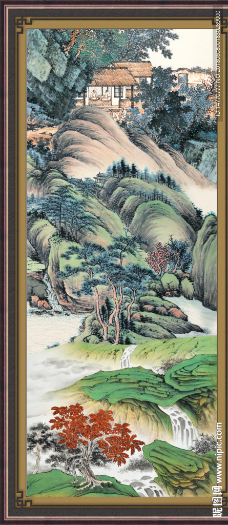 巨幅山水画