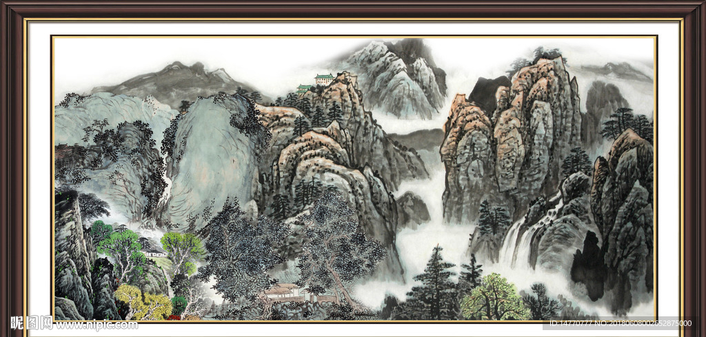 山水国画