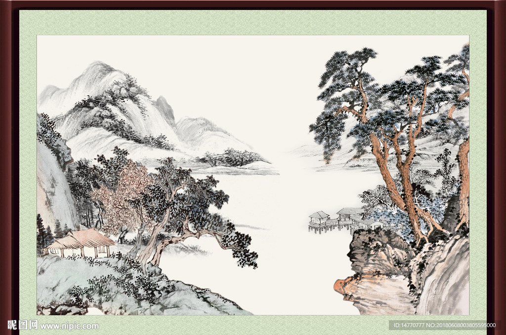 山水国画