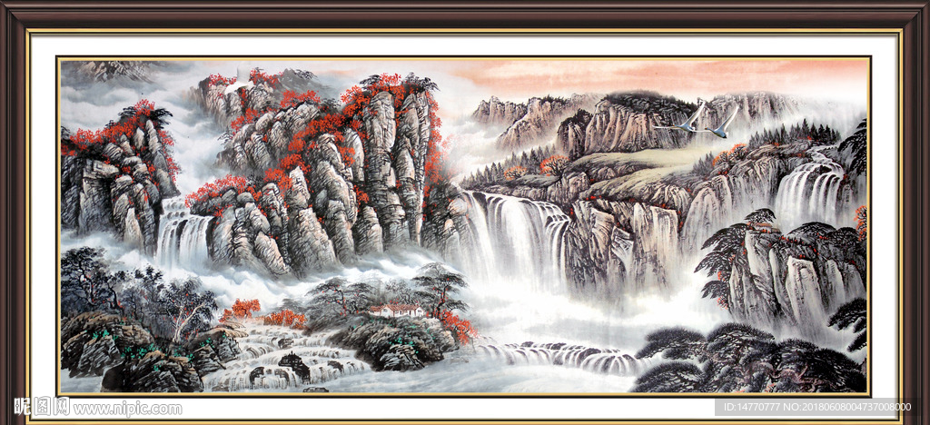 山水国画