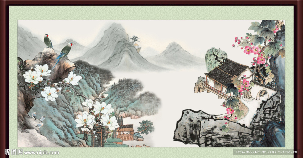 国画风景