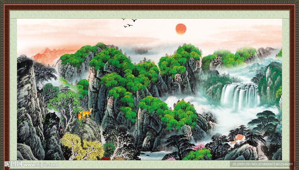 山水国画