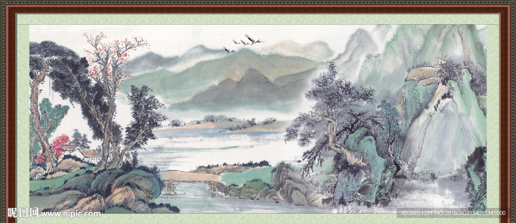 山水国画