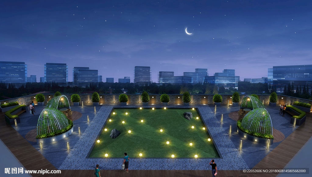 夜景效果图