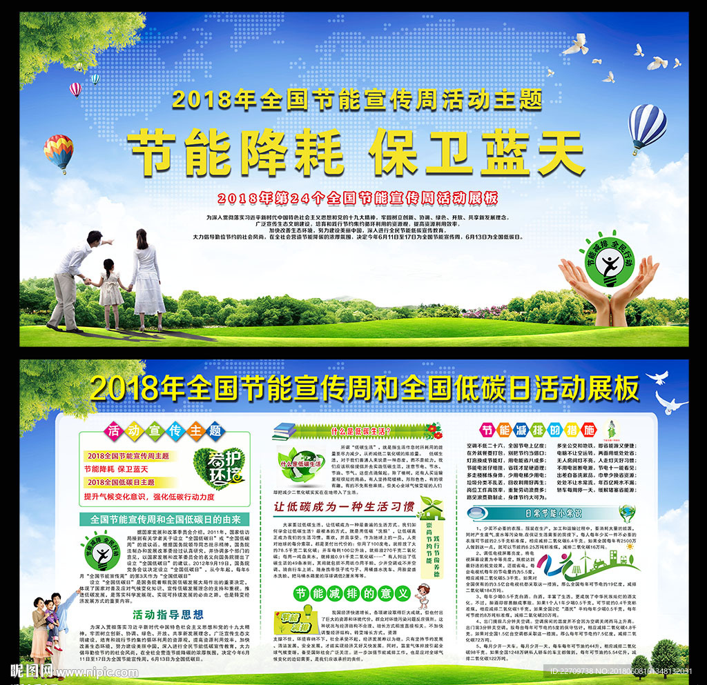 全国节能宣传周展板