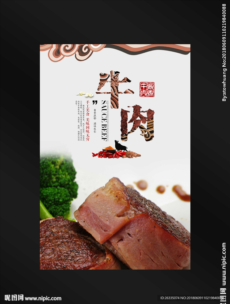 牛排海报