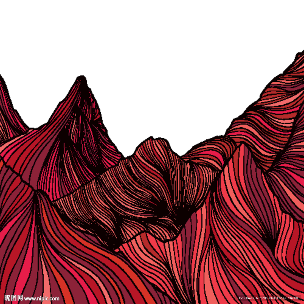 矢量山体公园大峡谷