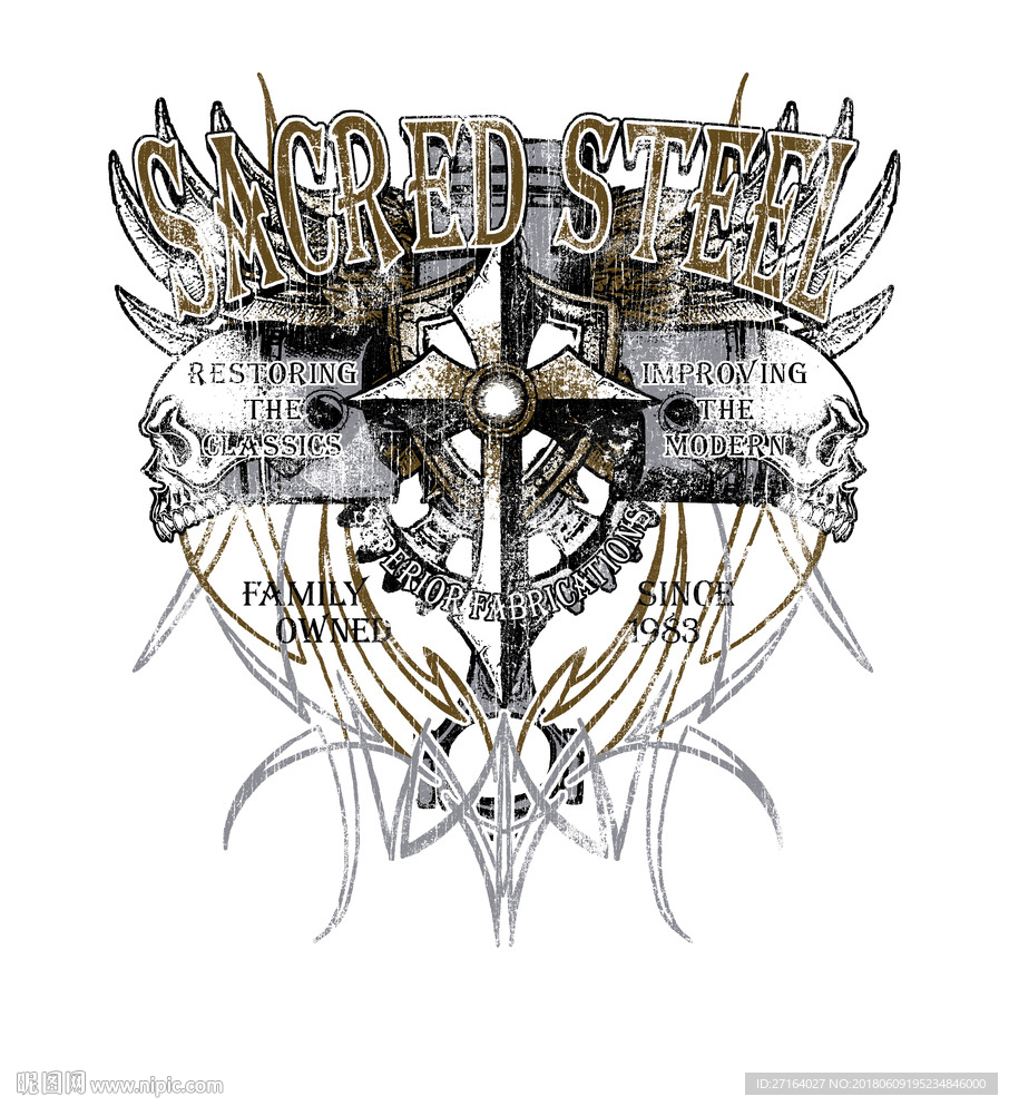 服装图案 T恤图案 纺织图案