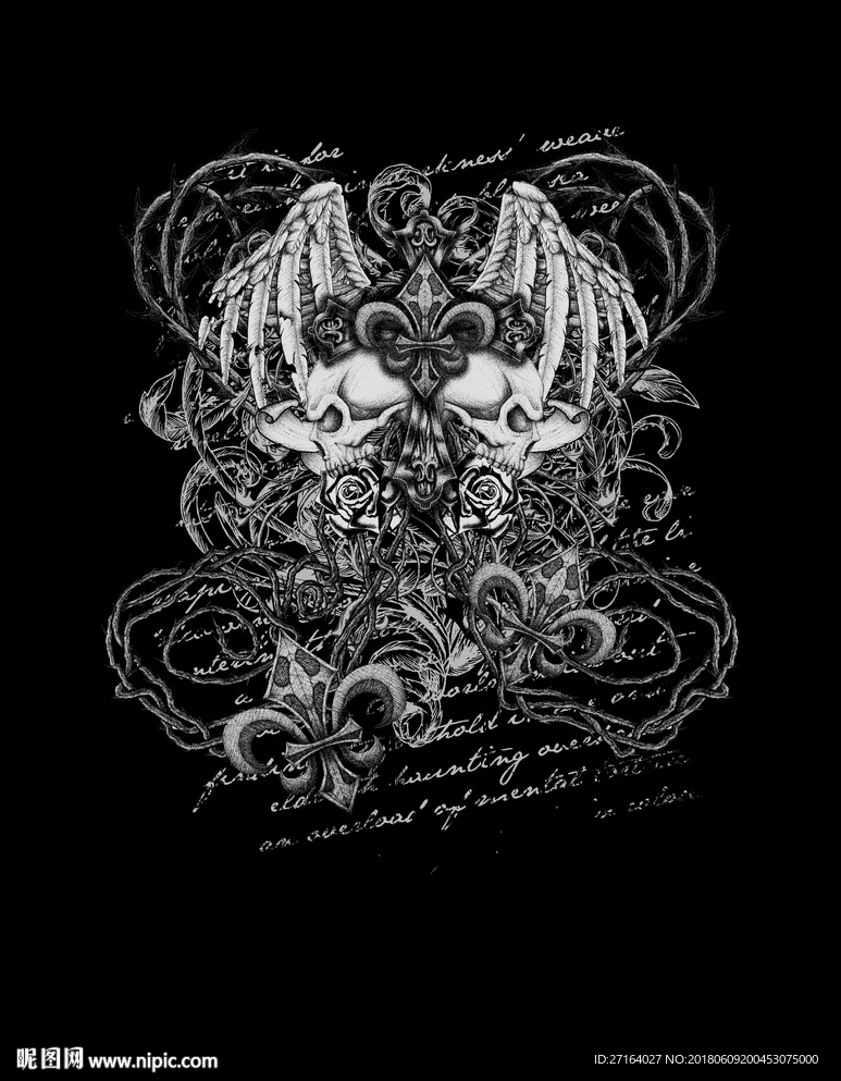 服装图案 T恤图案 纺织图案