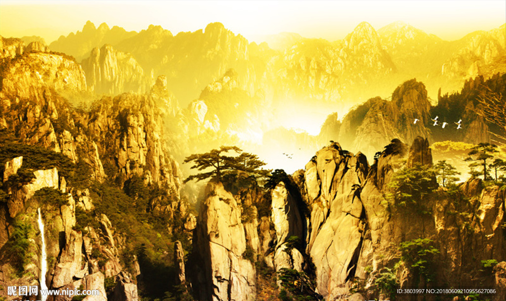 金山银山 山水画