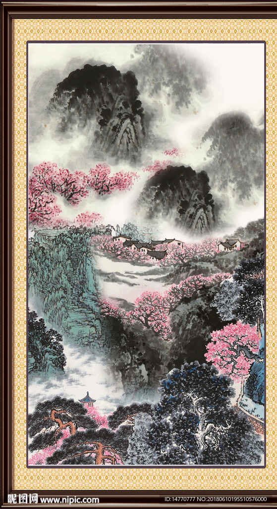 巨幅山水画