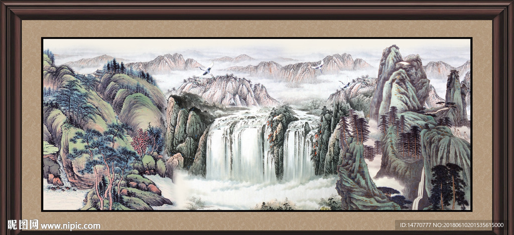 巨幅山水画