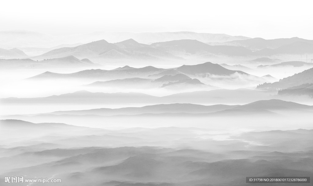 新中式山水画