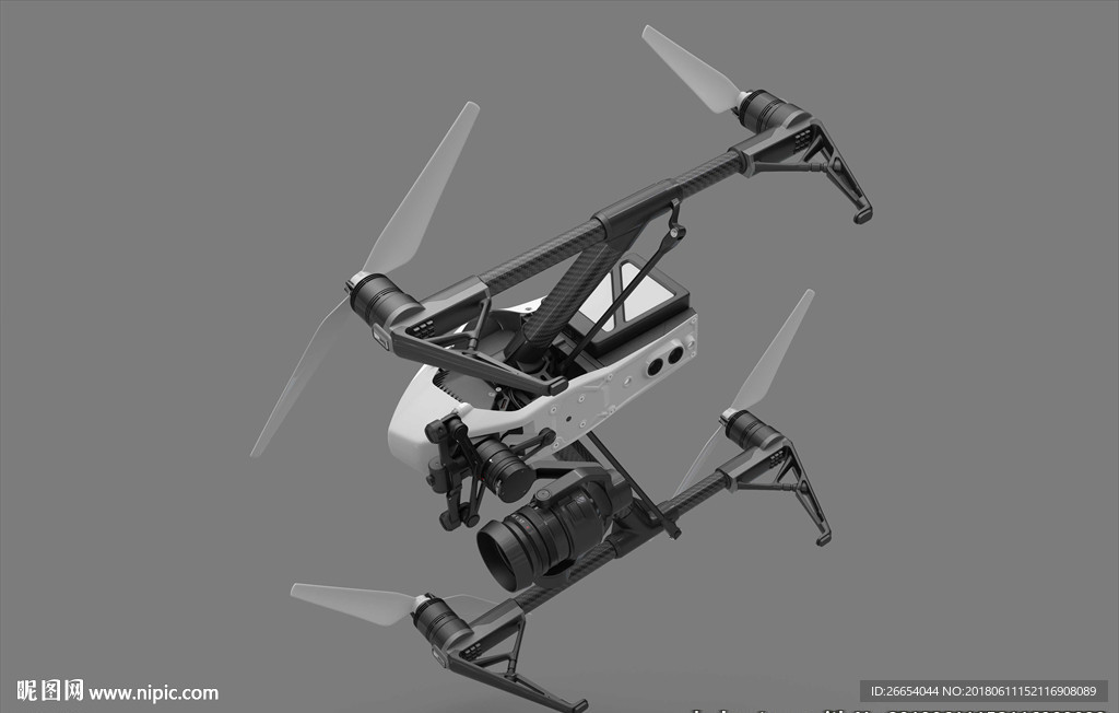 无人机模型外形设计分层PSD