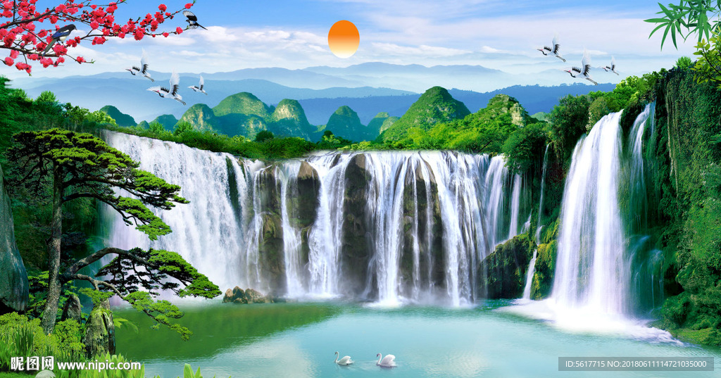 客厅山水画