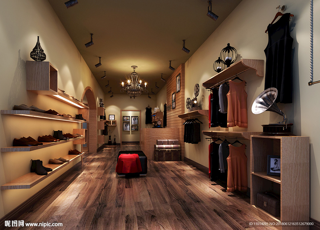 服装店鞋店3dmax模型