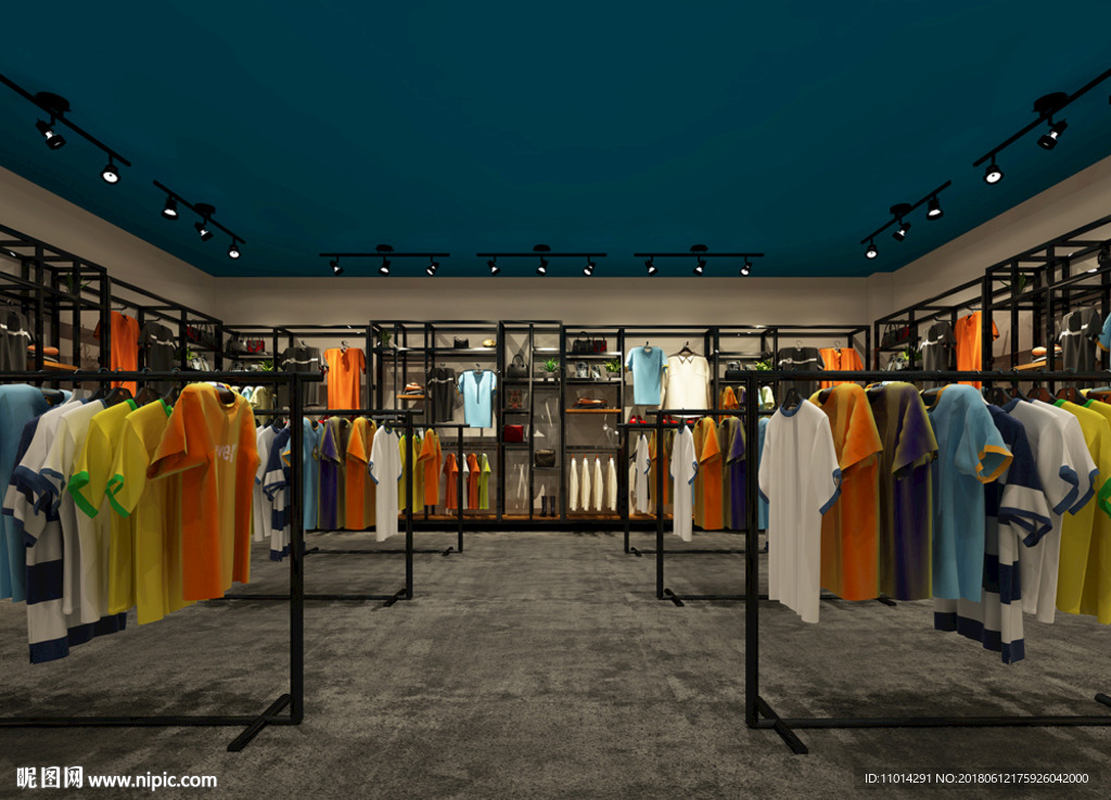 服装服饰店铺3dmax模型