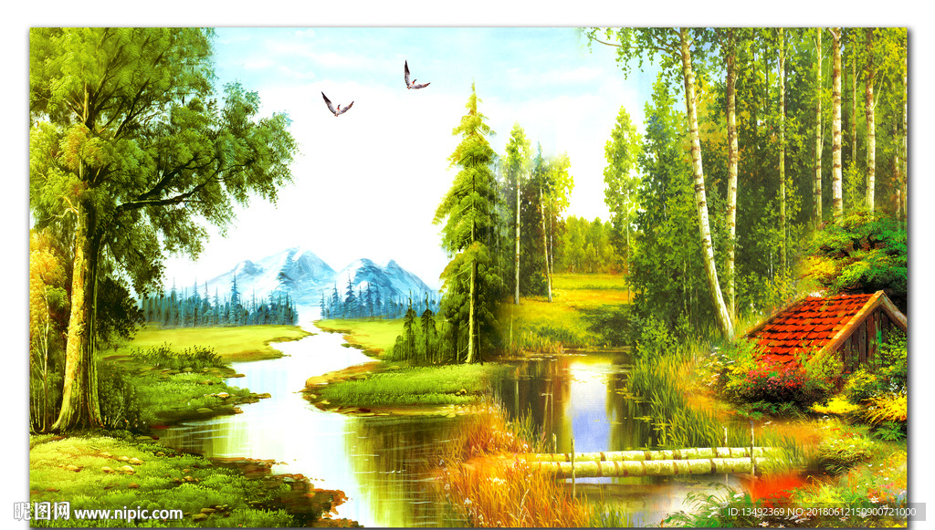 油画风景