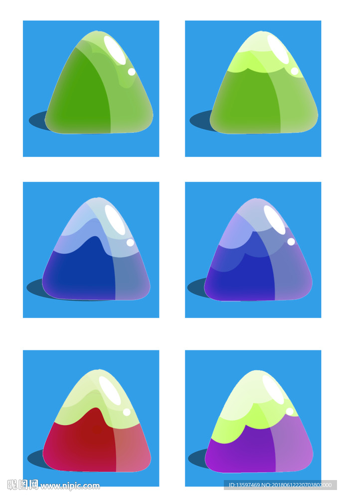 卡通山