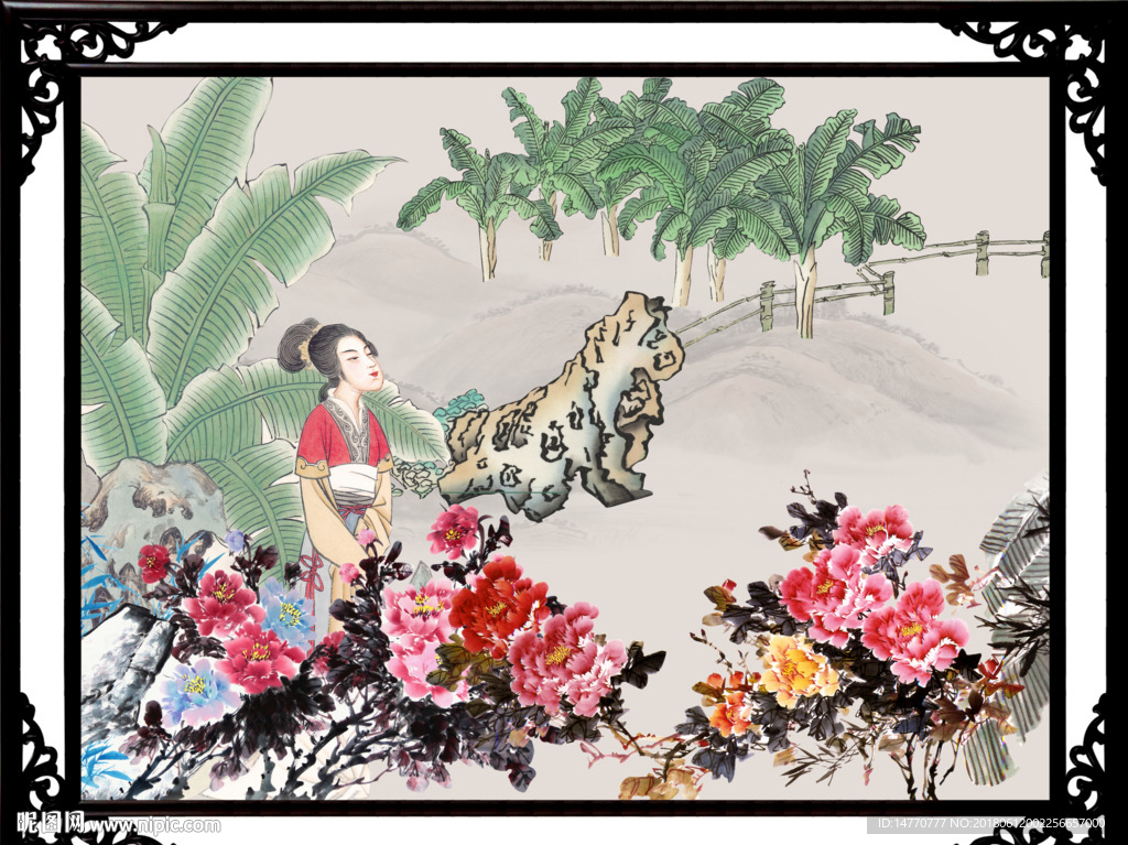 美女国画色天香