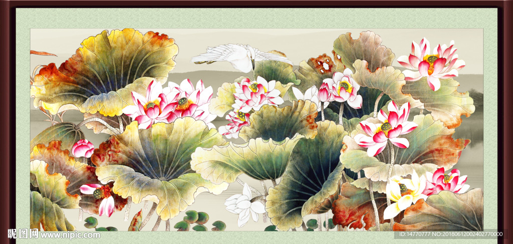 荷花图