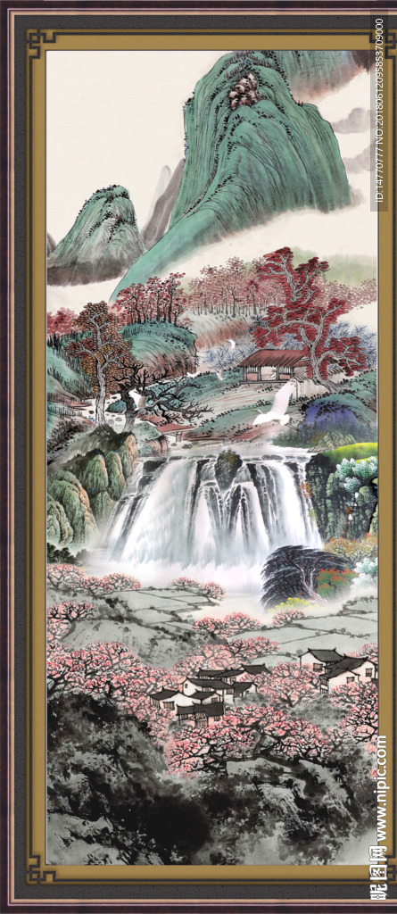 巨幅山水画