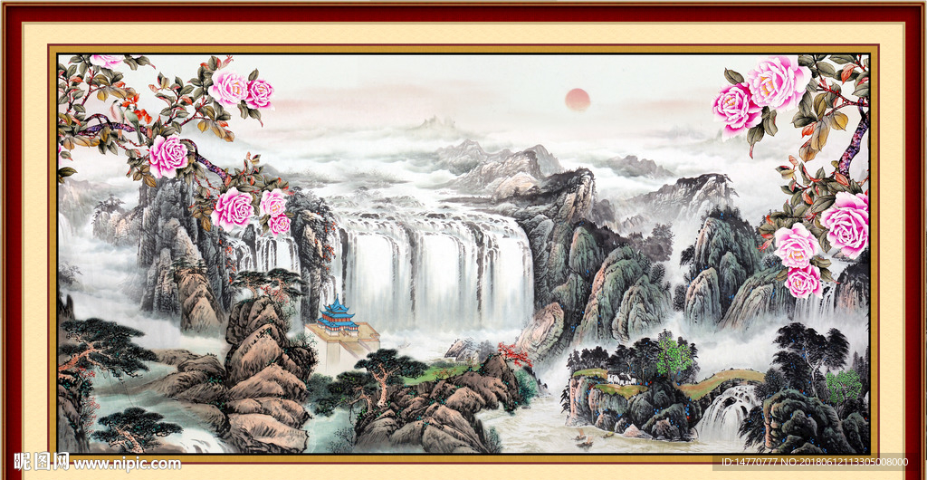 花鸟牡丹