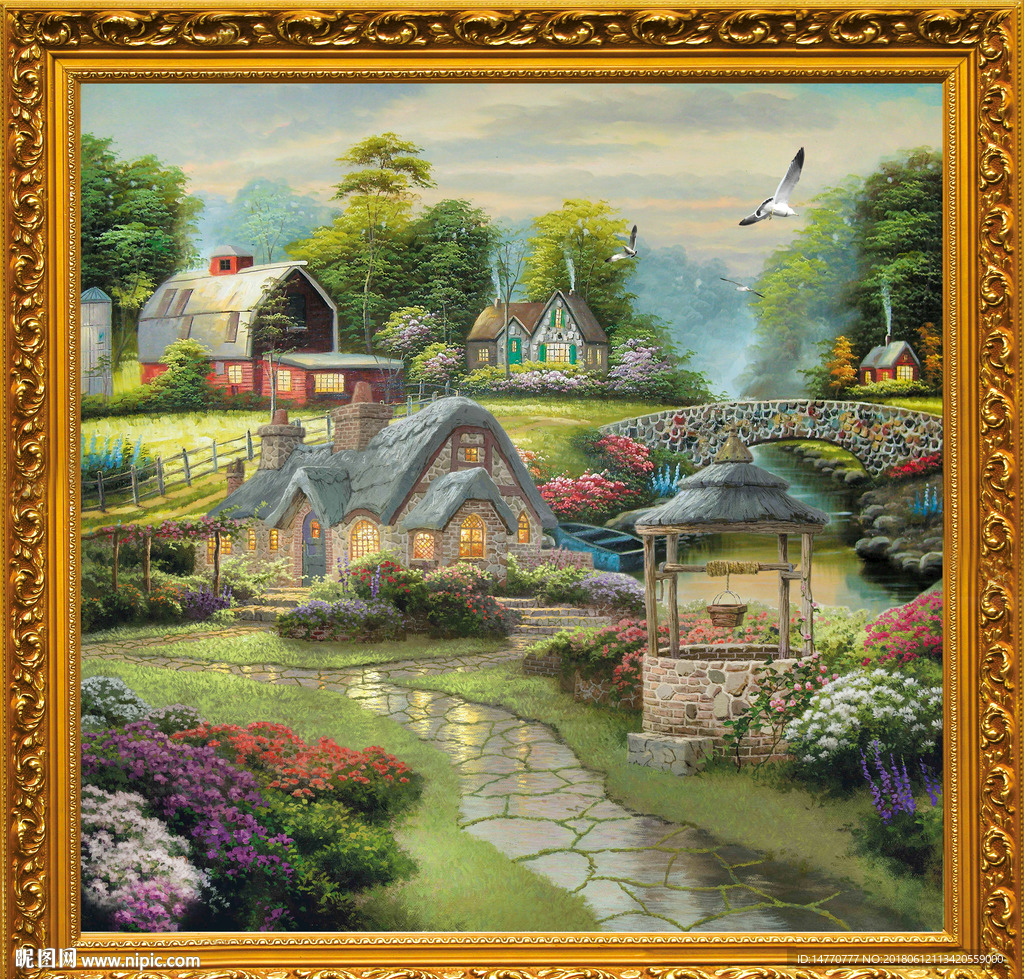油画风景