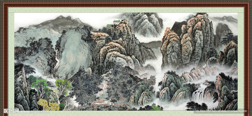 山水国画