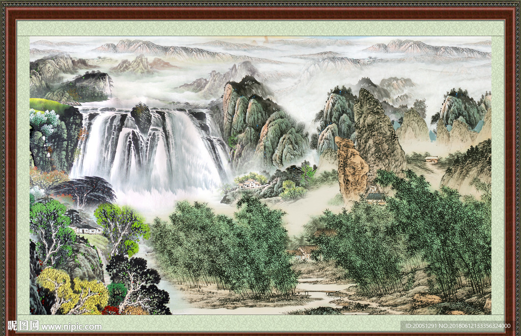 山水国画