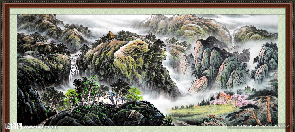山水国画