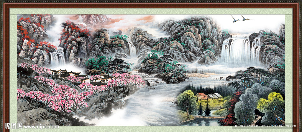 山水国画