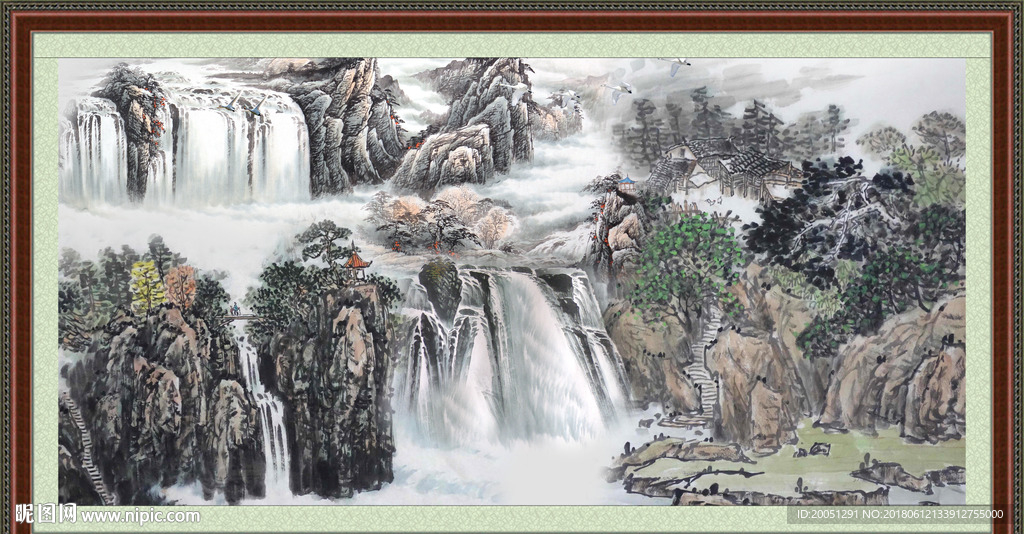 山水国画
