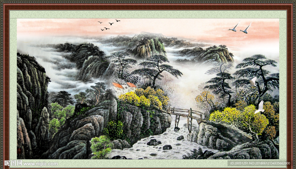 山水国画