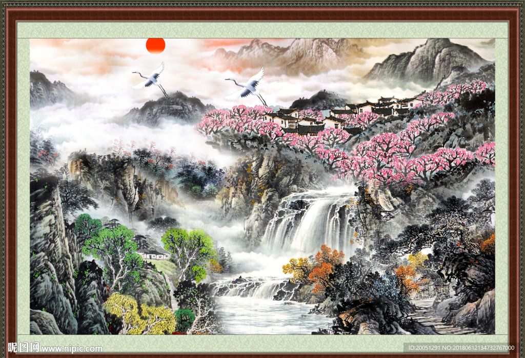 山水国画