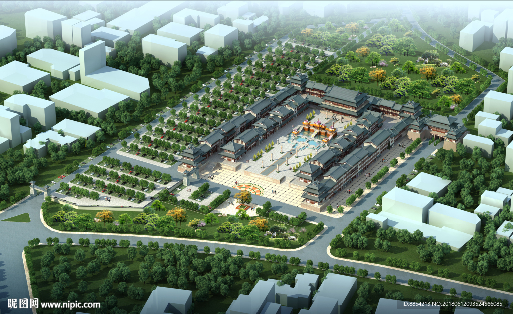 古建筑 门楼牌坊 寺庙 阁楼