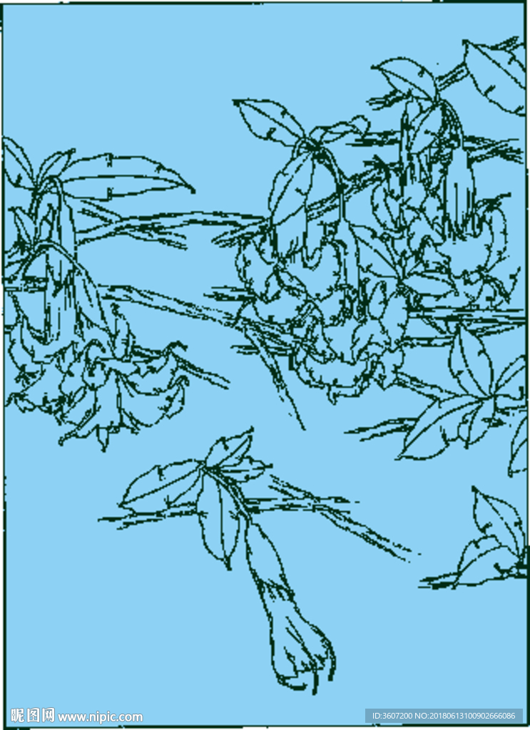 曼陀罗线描 曼陀罗白描 曼陀罗