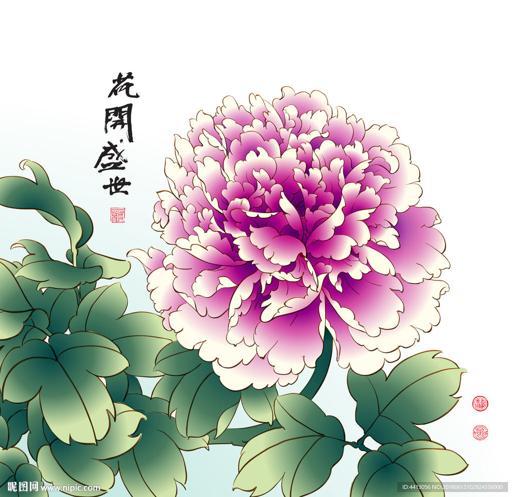 牡丹精美