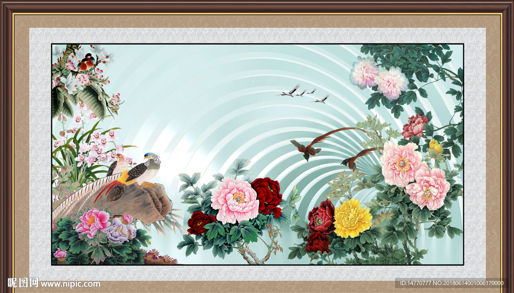 牡丹3d图