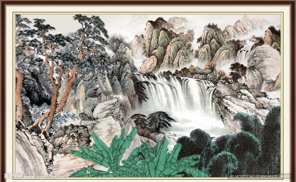 山水国画