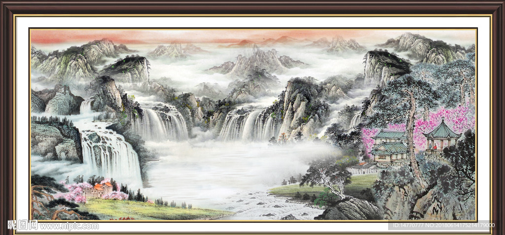 山水国画