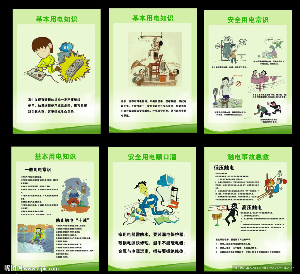 用电安全宣传挂图