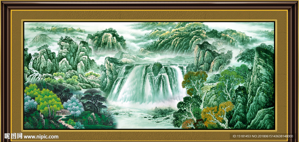 山水国画