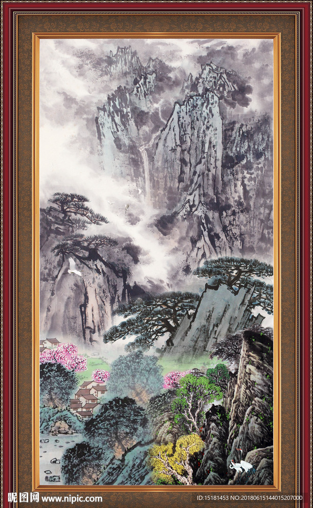 山水国画