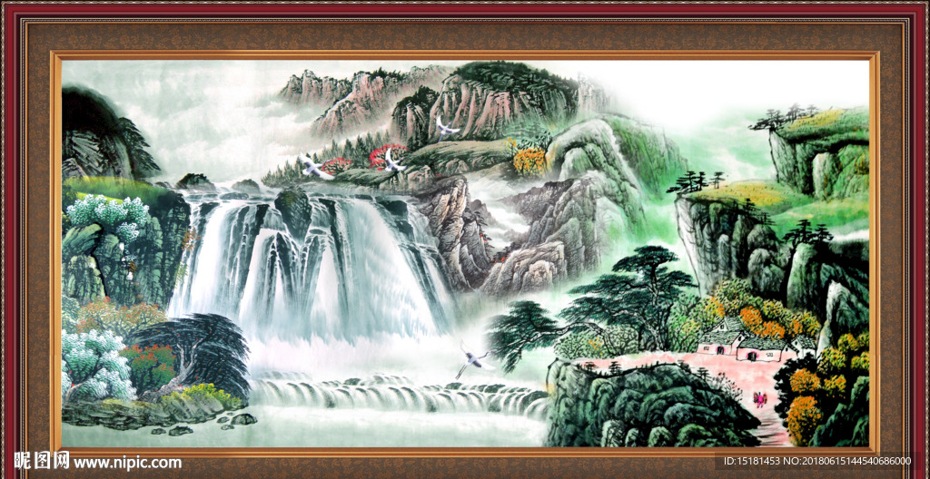 山水国画