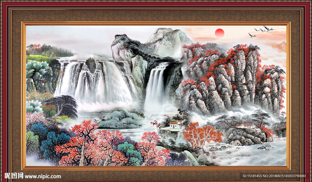 山水国画