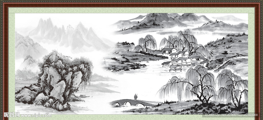 国画山水